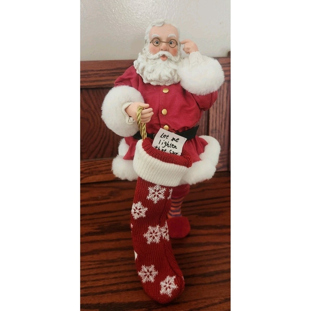 Possible Dreams‎ Clothtique Santa "Sock It To Me, Santa" 2002